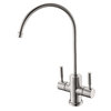 2-way- faucet for filtered water stainless steel