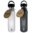 Thermoflaschen 2 Stück 0,6l von Runbott - Doppelpack schwarz/weiss