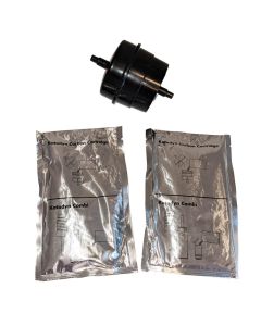 1 Flaschenadapter mit 2 Nachfüllpäckchen Aktivkohle