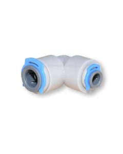 Winkeladapter 3/8" Schlauch auf 1/4" Schlauch mit Clip