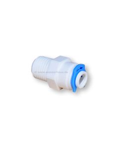 Adapter gerade 1/4'' RO-Schlauch x 1/4'' Gewinde