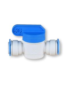 Kugelventil als Absperrventil für Umkehrosmoseanlagen mit Schlauchanschluss JG 3/8''