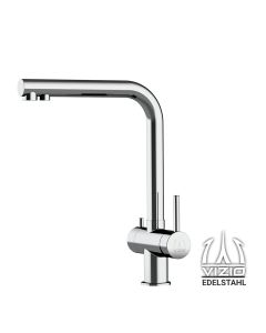 3-Wege-Armatur VICTORIA Edelstahl hochglänzend