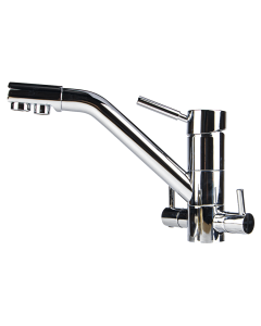 DENVER 4-Wege-Armatur für gefiltertes Wasser, Leitungswasser und mineralisiertes Wasser