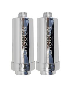 Doppelpack Duschfilter zur Kalkbehandlung im Duschwasser 