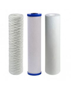 Komplette Filterausstattung für den Triple-BigBlue Standard 2x Sedimentfilter, 1x Aktivkohlefilter
