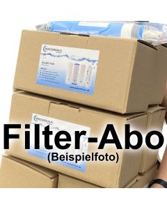 Ersatzfilter-Abonnement, bis zu 20% günstiger, automatische Lieferung alle 6 Monate, Garantieverlängerung auf 5 Jahre, Bezahlung per Lastschrifteinzug