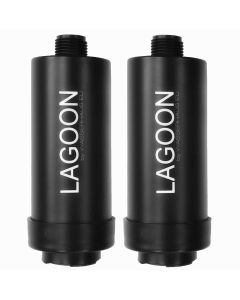 Doppelpack Duschfilter Schwarz