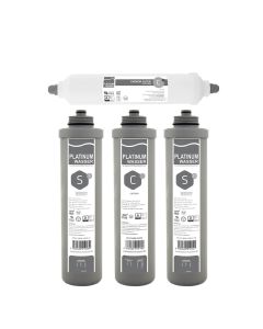 Komplettes Ersatzfilterset mit Vor- und Nachfiltern für die Platinumwasser NEO-5 Osmoseanlage

