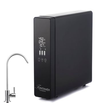 FONTAMEA Premium Osmoseanlage mit Designwasserhahn und Wasserwirbler