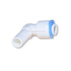 Winkeladapter 3/8" Rohr x 1/4" (JG) Schlauch mit Clip
