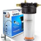CARBONIT® Aktivkohlefilter zur Trinkwasserfilterung in der Küche.Inkl. Wasserhahn und IFP Puro Filterkartusche.