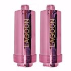 Doppelpack Duschfilter LAGOON Pink