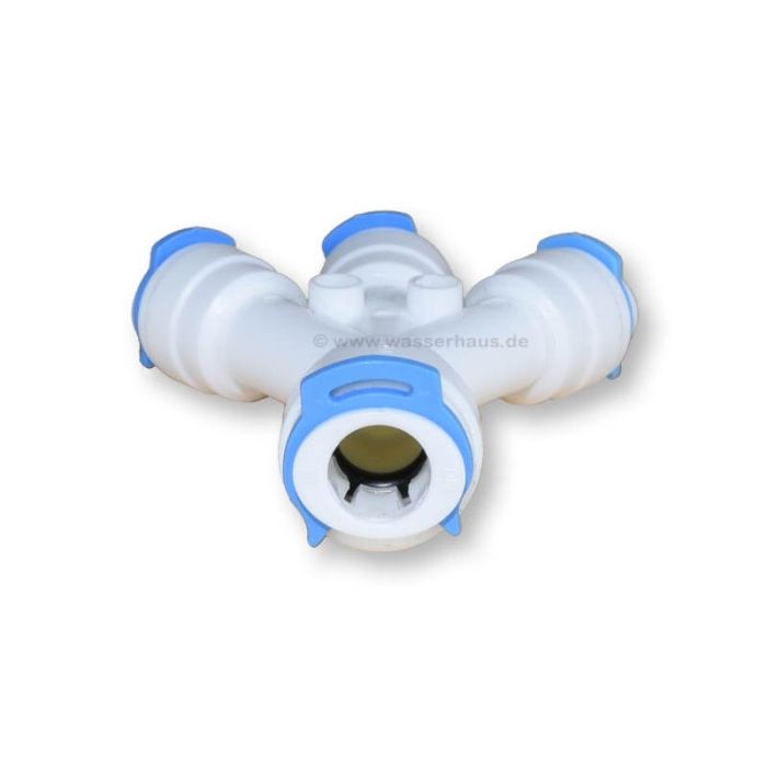 T-Stück Adapter 3/8" Schlauch x 1/4" x 1/4" (JG)
