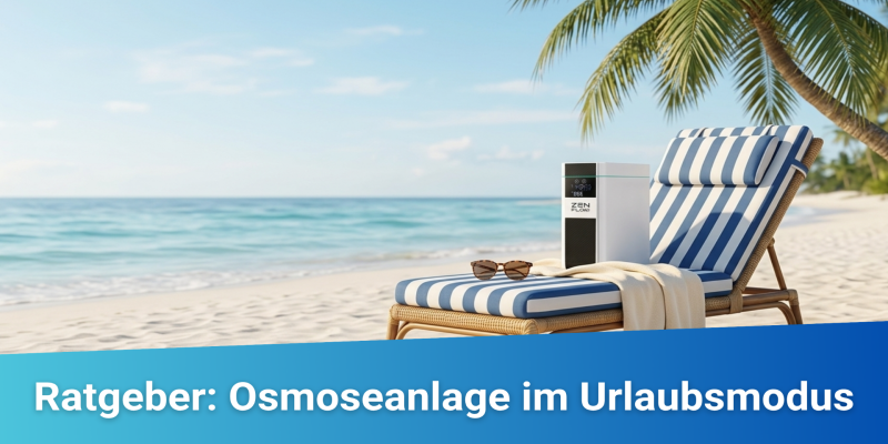 Osmoseanlage im Urlaub: Was Sie vor der Reise beachten sollten