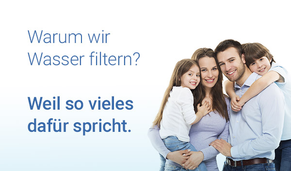 Link zu guten Gründen, warum man einen Wasserfilter benutzen sollte