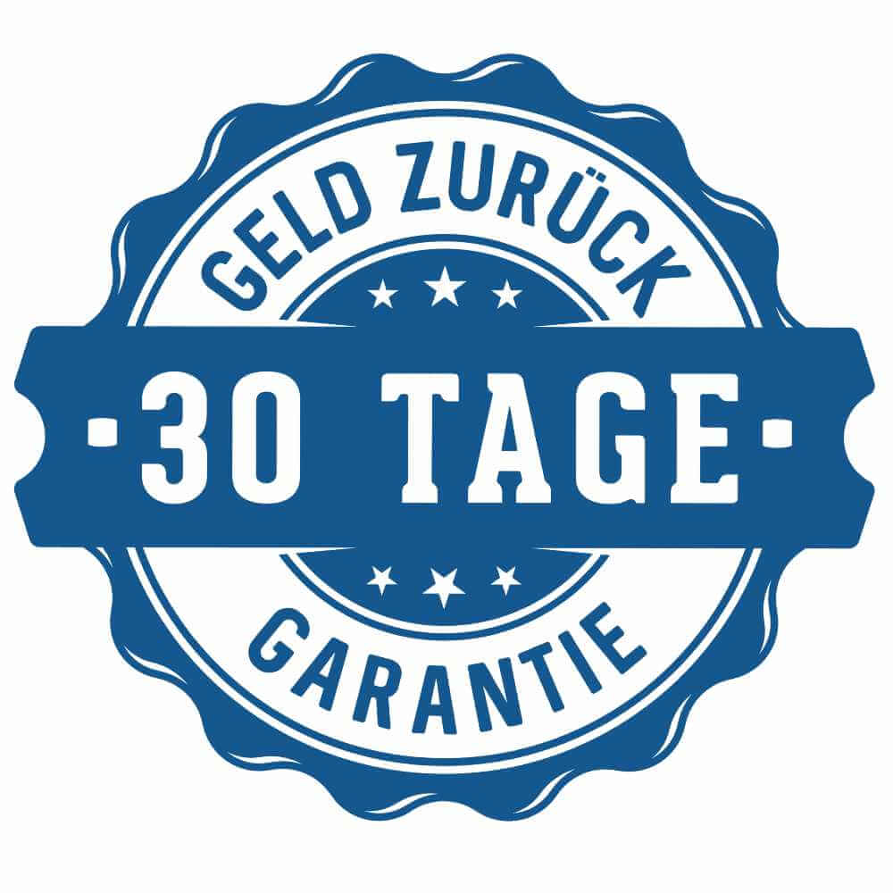 30 Tage-Geschmacks-Garantie (oder Ihr Geld zurück) 30 Tage-Geschmacks-Garantie (oder Ihr Geld zurück)
