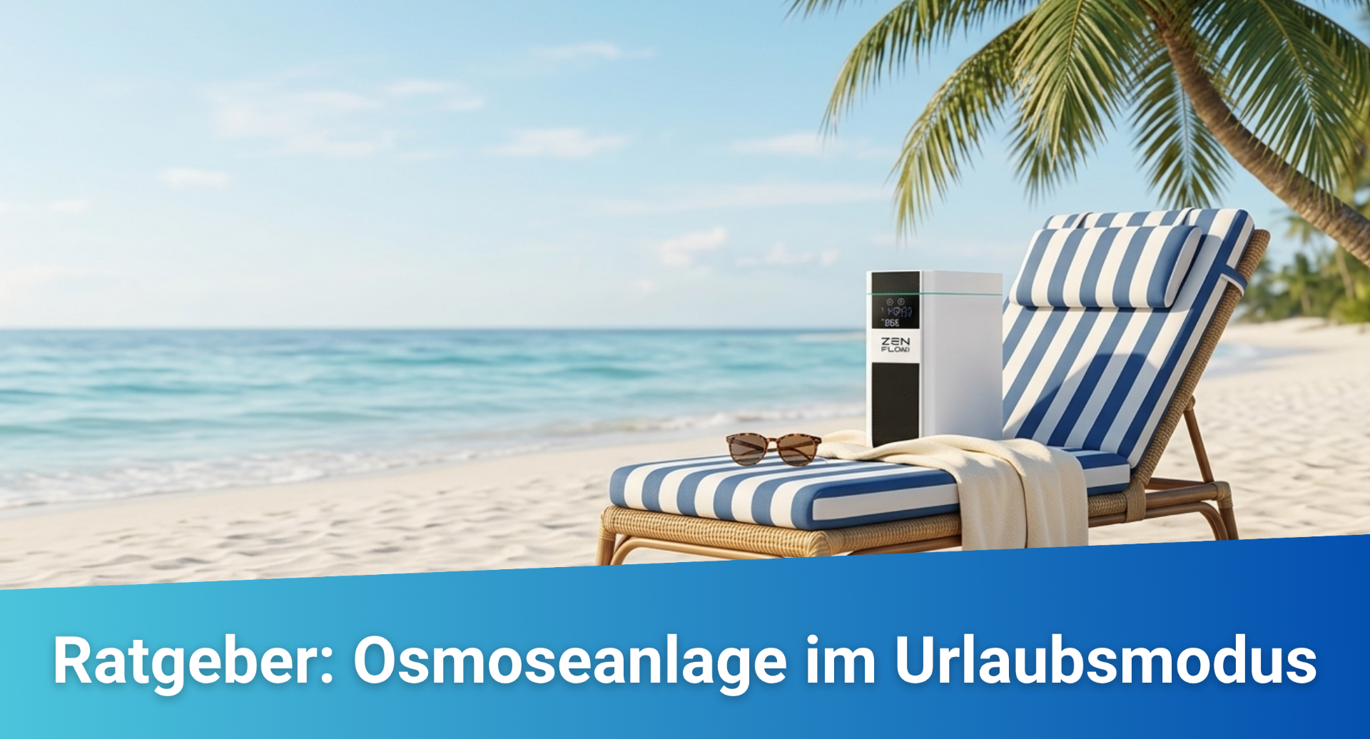 Osmoseanlage im Urlaub: Was Sie vor der Reise beachten sollten