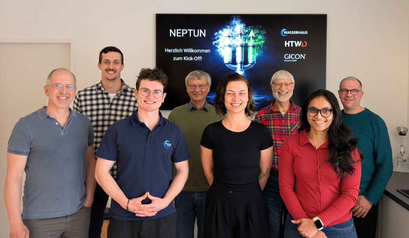 Projekt-Team NEPTUN im Wasserhaus Showroom beim Projekt-Kickoff