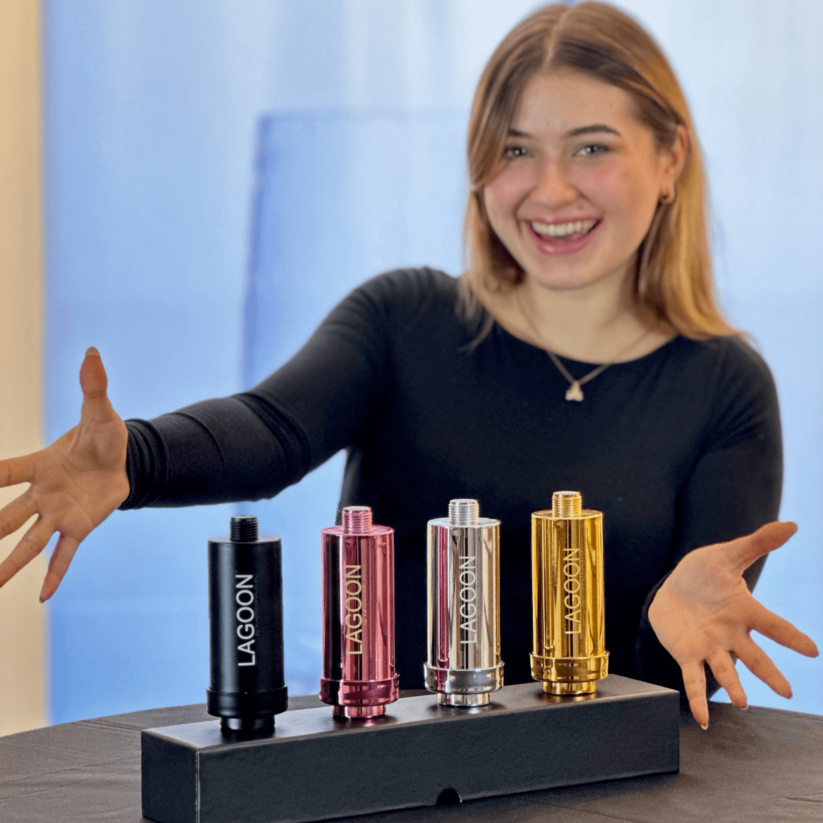 Duschfilter Lagoon in 4 Farben.