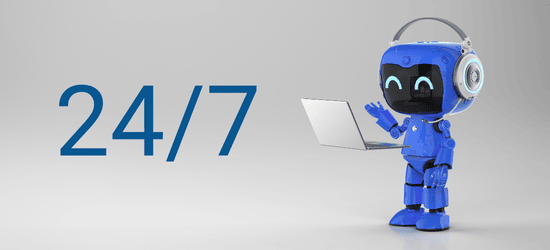 Unser AquaBot steht Ihnen rund um die Tür zur Verfügung