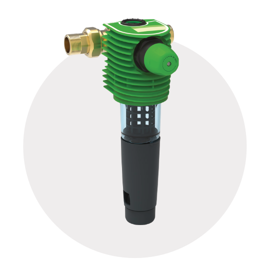 Rückspülbarer Sedimentfilter R_ckspuelfilter-Hauswasseranlagen