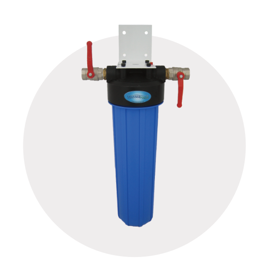 Single Big Blue Aktivkohlefilter Hauswasseranlage Wasserhaus-Hauswasseranlage-Single-Big-Blue