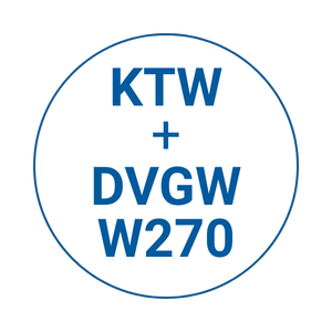 Zulassung nach KTW + DVGW W270