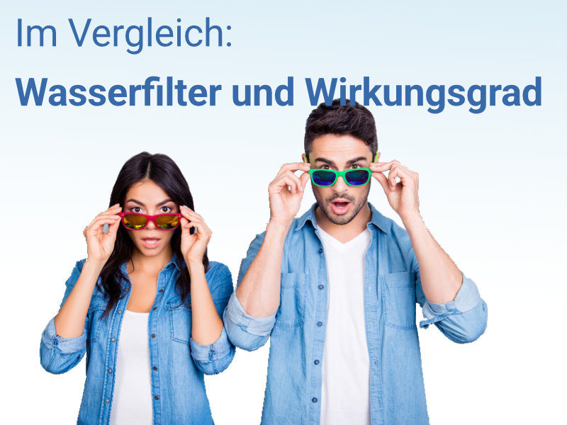 Wirkungsgrad der unterschiedlichen Wasserfilter Wirkungsgrad der unterschiedlichen Wasserfilter