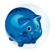 Symbolbild Sparschwein: Wasserfilter sparen Geld Symbolbild Sparschwein: Wasserfilter sparen Geld