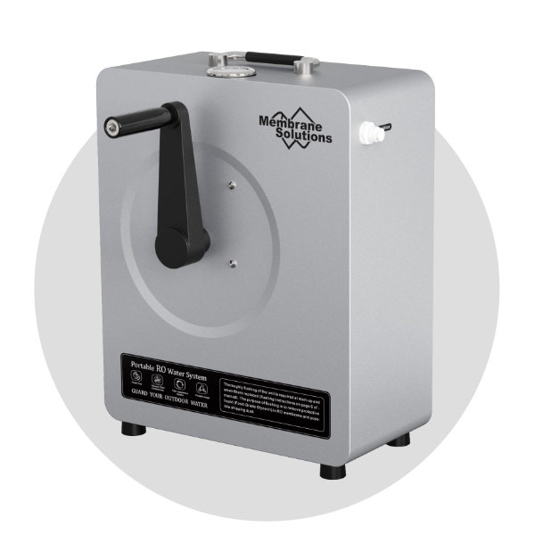 Manueller Krisenvorsorgefilter mit Handkurbel Life-Box Outdoorfilter