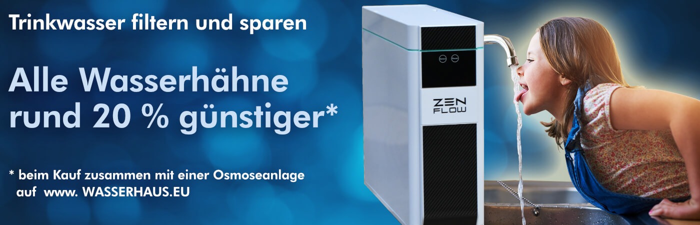 Trinkwasser filtern und sparen