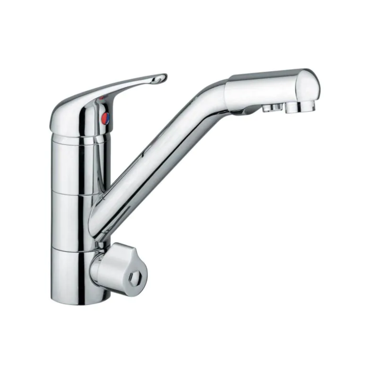 3-Wege-Armatur BOSTON Niederdruck Chrom