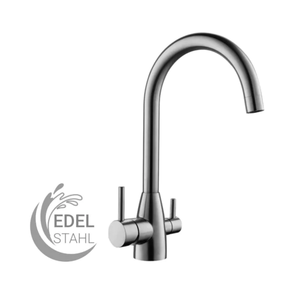 3-Wege-Armatur MELVILLE Edelstahl
