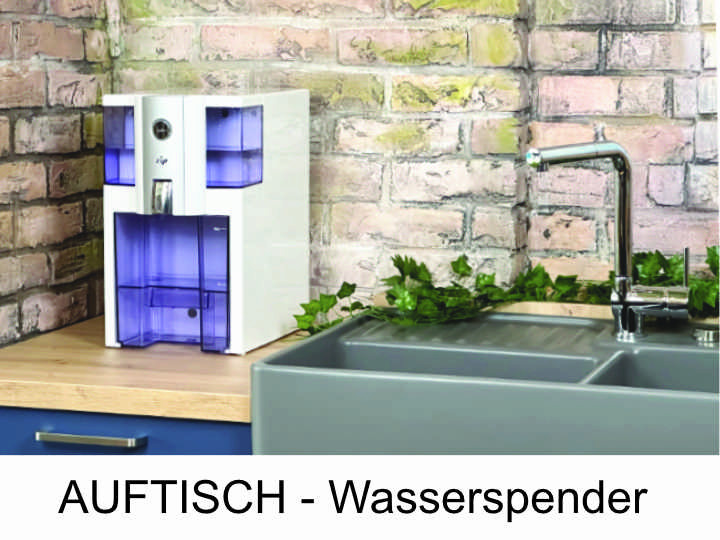 Auftisch-Wasserspender mit Umkehrosmose Auftisch-Wasserspender Umkehrosmoseanlage zur einfachen Produktion von Reinstwasser